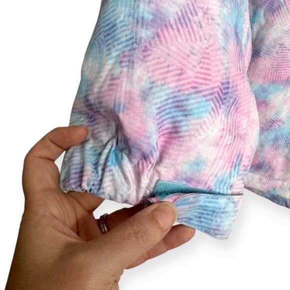 Eddie Bauer Water Color Insulated Hooded Parka Coat Girl's Size XL 16 - Picture 7 of 13